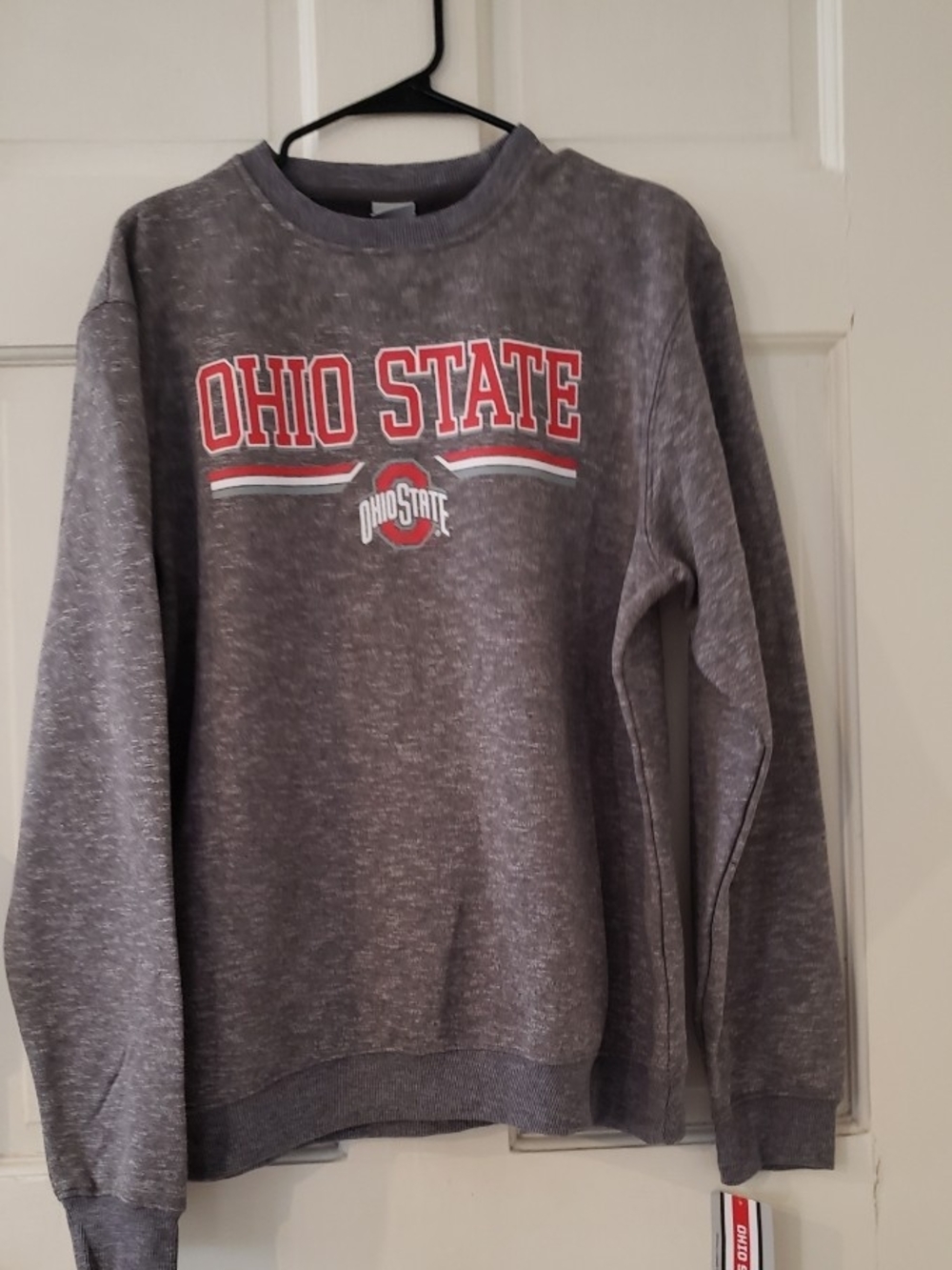 Ohio State Gray Crewneck Sweatshirt - Collegiate Women's Crew